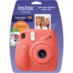 FUJIFILM Instax Mini 7+ Instant Film Camera (Coral) (2)