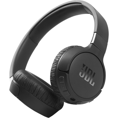 JBL Tune 660NC Noise-Canceling Wireless On-Ear Headphones (Black)