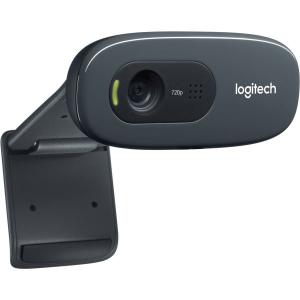 Logitech C270 Webcam - 30 fps - Black - USB 2.0-PN960-001063 (3)