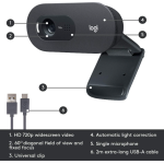 Logitech C505e HD Business Webcam – 720p HD (2)