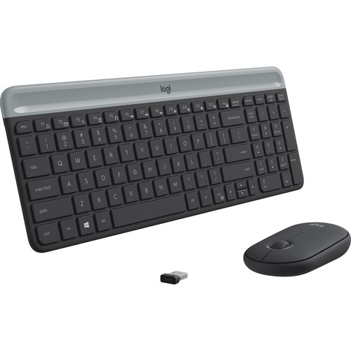 Logitech MK470 Slim Wireless Keyboard and Mouse Combo (Black) (2)