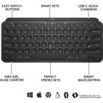Logitech MX Keys Mini Wireless Keyboard (Black) (3)